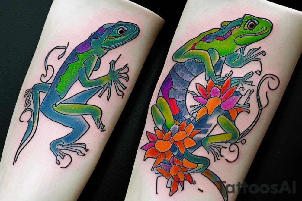 lizard tattoo idea