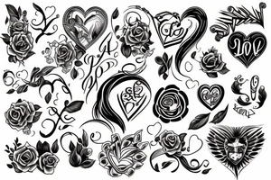 love passion tattoo idea