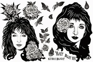 a line from Kate Bush’s Song “and if I only could” tattoo idea