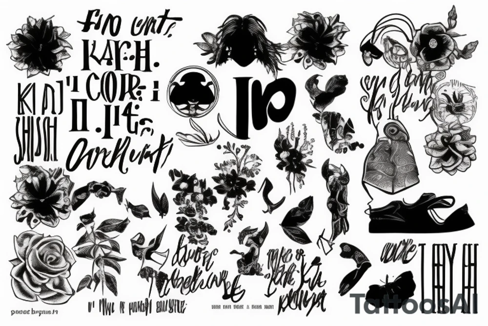 a line from Kate Bush’s Song “and if I only could” tattoo idea