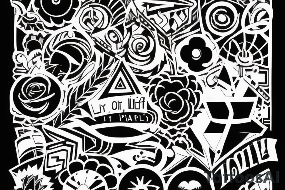 a line from a song “and if I only could” tattoo idea