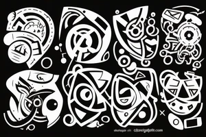 Technology taking over tattoo idea