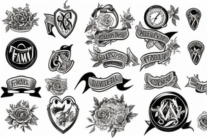 Fountain family emblem tattoo idea