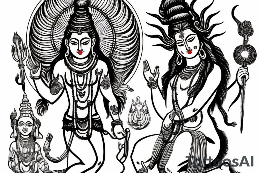 Lord Shiva tattoo idea