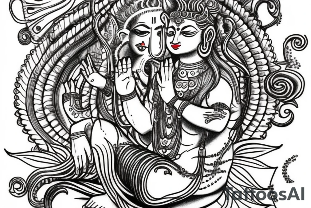 Lord Shiva tattoo idea