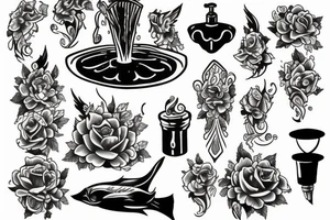 Fountain tattoo idea