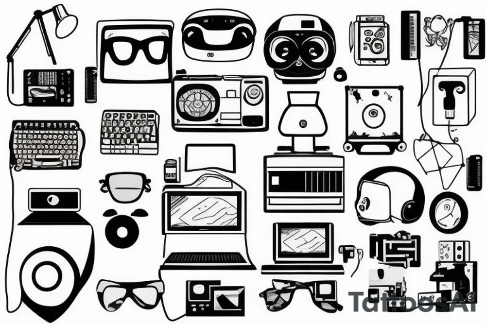 pcb, computer, nerd tattoo idea
