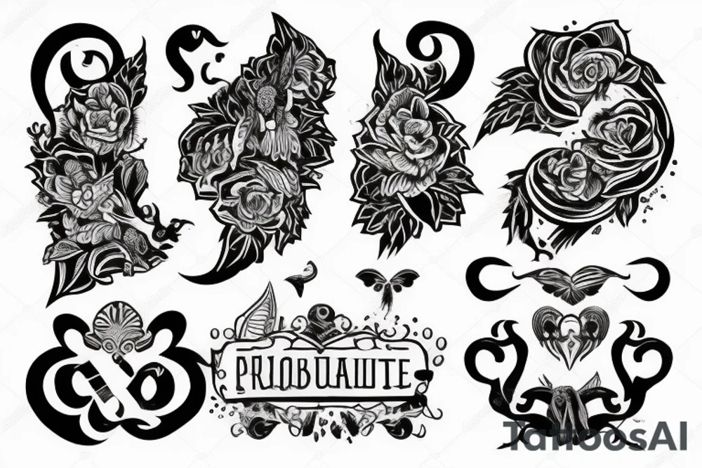 Скорпион с бабочкой на хвосте tattoo idea