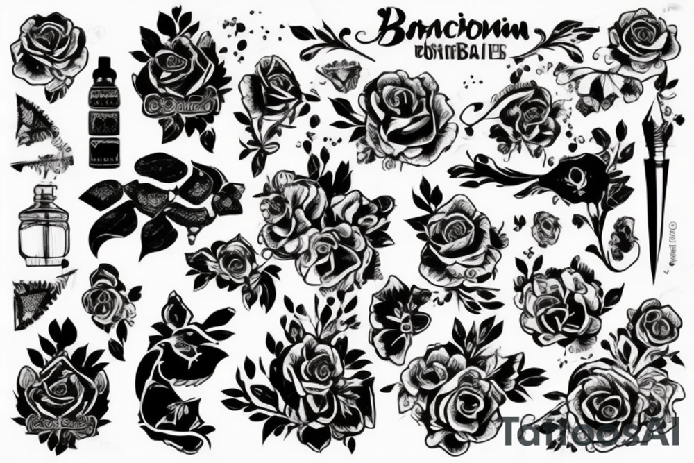 Скорпион с бабочкой на хвосте tattoo idea