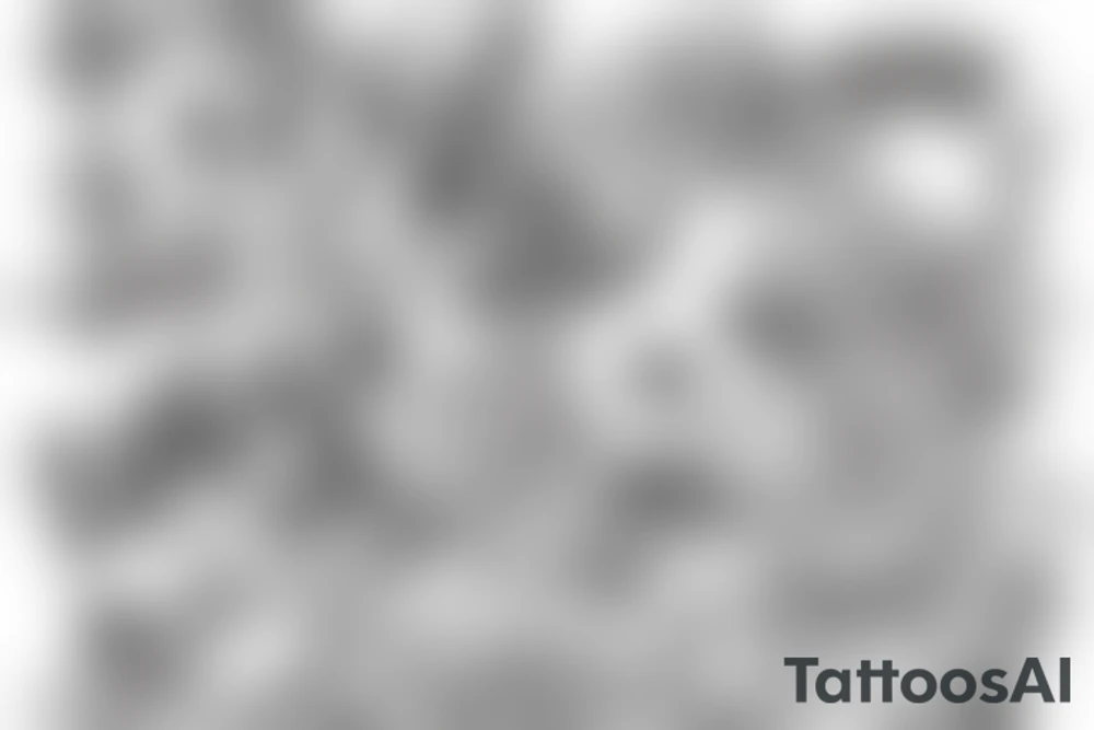 Sexy Blonde girl with the words Alex tattoo idea