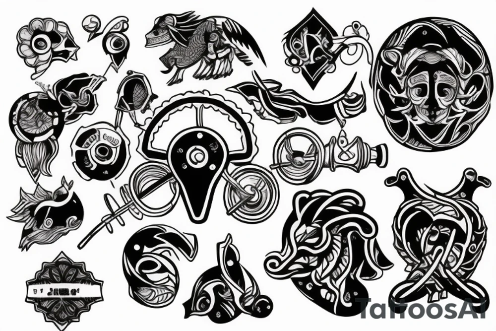 Aries gym tattoo idea