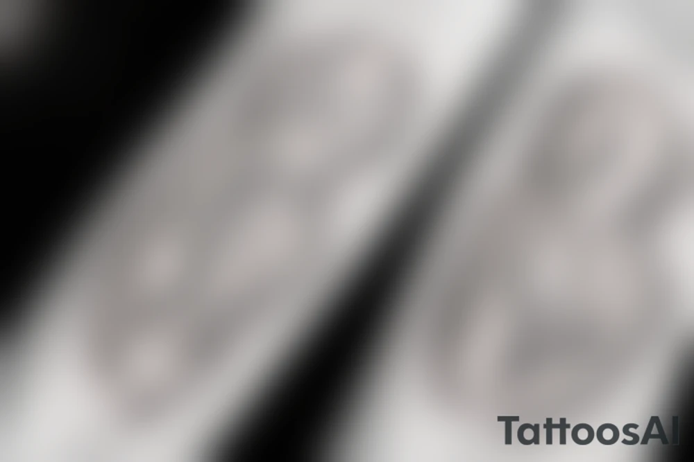 many small potatoes and potato peelings on arm tattoo idea