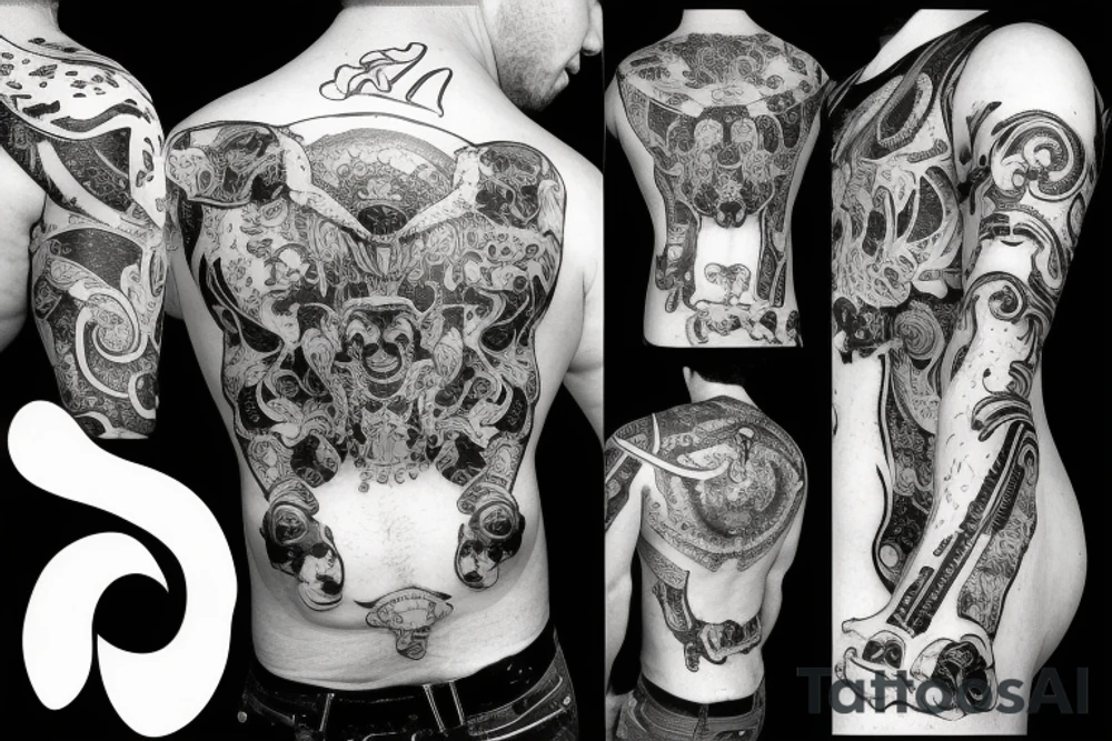 Musculair aries tattoo idea