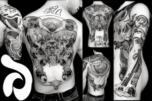 Musculair aries tattoo idea
