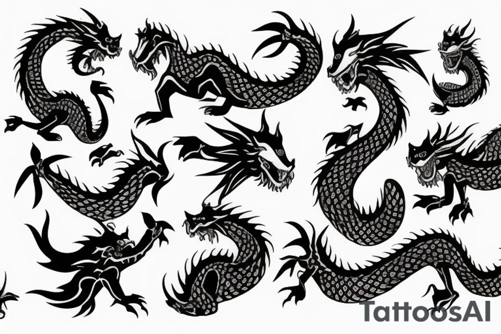 Khalisi dragons tattoo idea