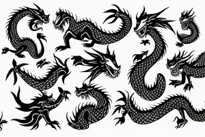 Khalisi dragons tattoo idea