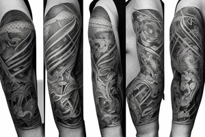 Arm cover tattoo idea