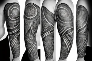 Arm cover tattoo idea