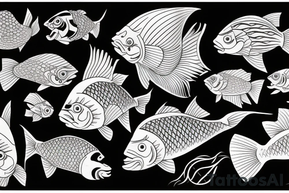 Japanese fish tattoo idea