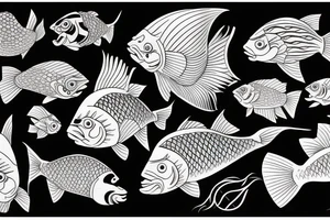 Japanese fish tattoo idea