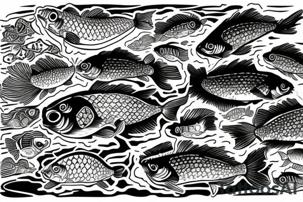 Japanese fish tattoo idea