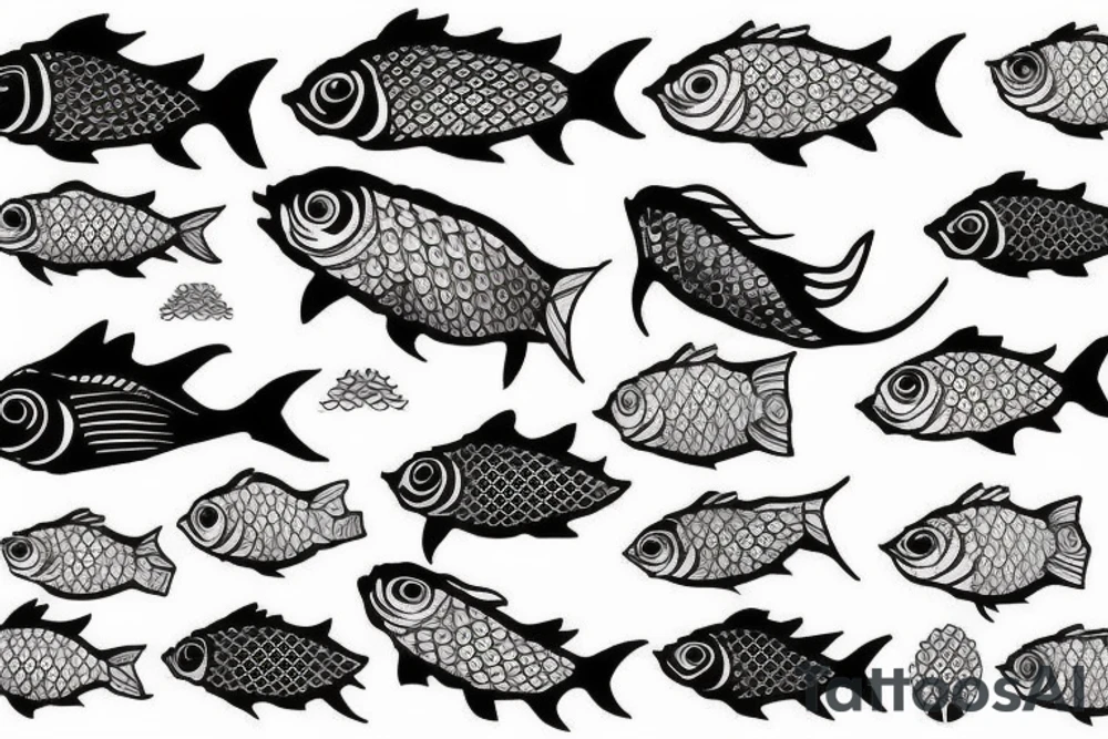 Japanese fish tattoo idea