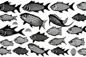Japanese fish tattoo idea