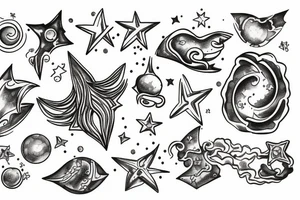 Aquarius constellation tattoo idea