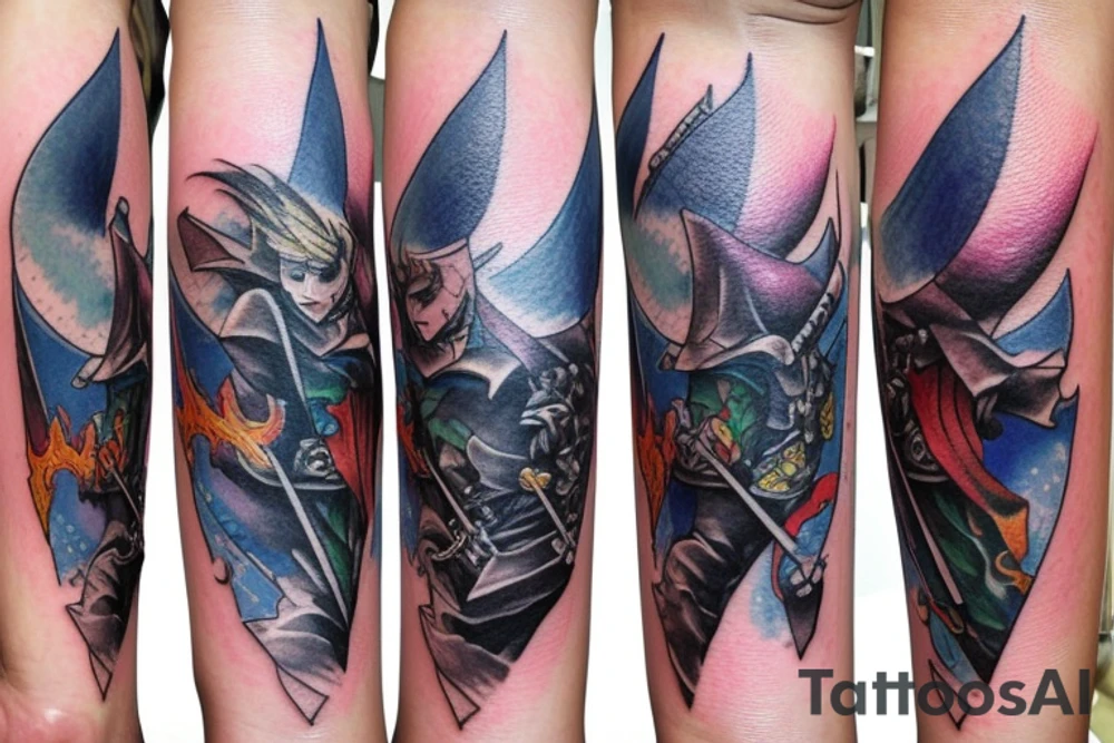 Final fantasy 10 logo tattoo idea