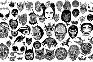 Many eyes tattoo idea
