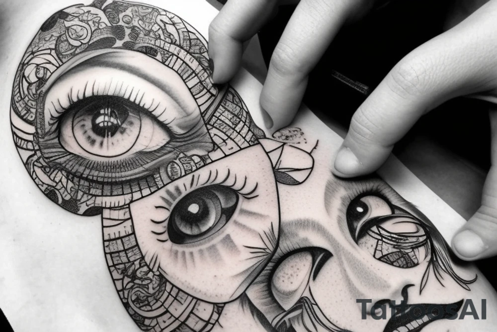 Many eyes tattoo idea