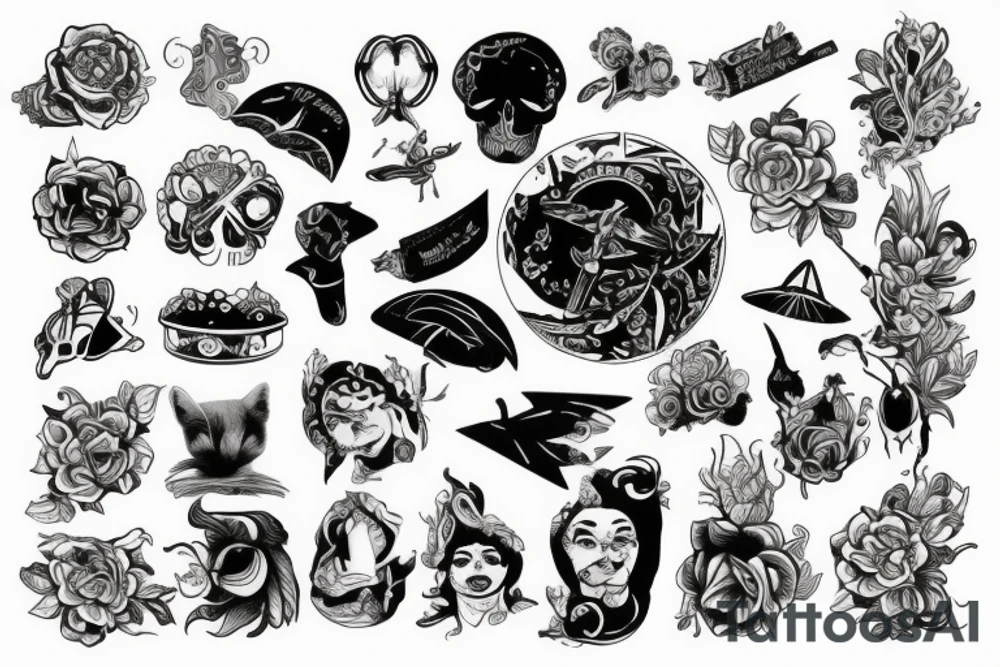 Бабочка tattoo idea