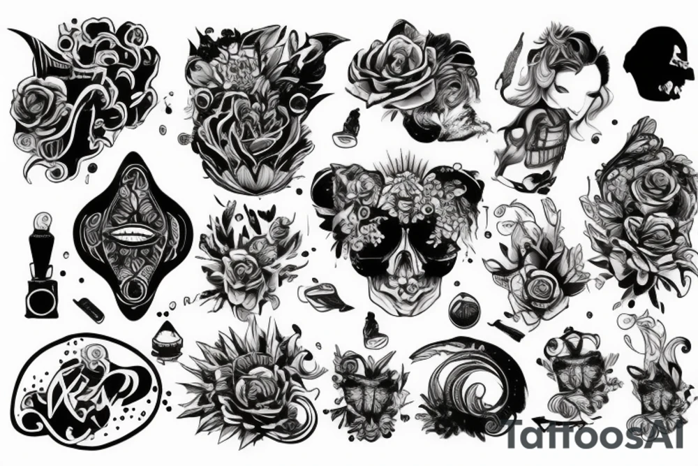 Бабочка tattoo idea