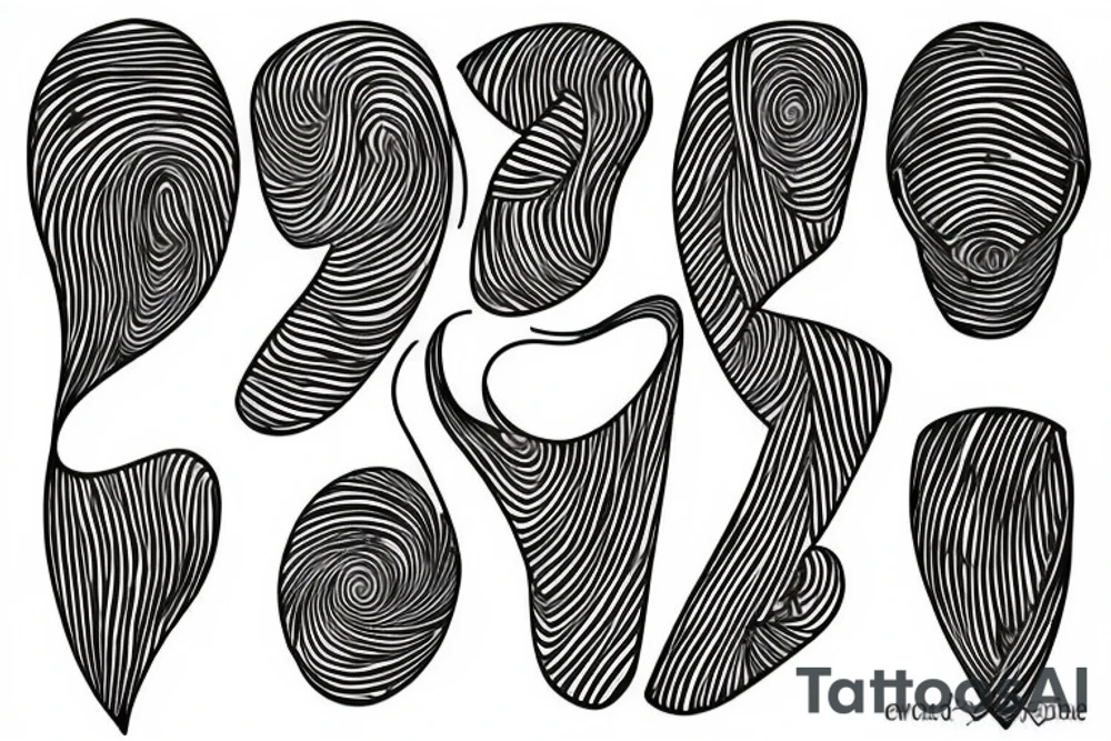 lines tattoo idea
