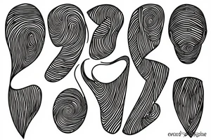 lines tattoo idea