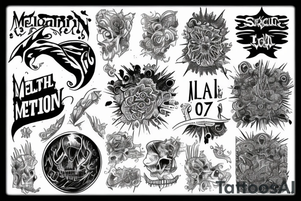 melatonin formula , unreal  , edgy tattoo idea