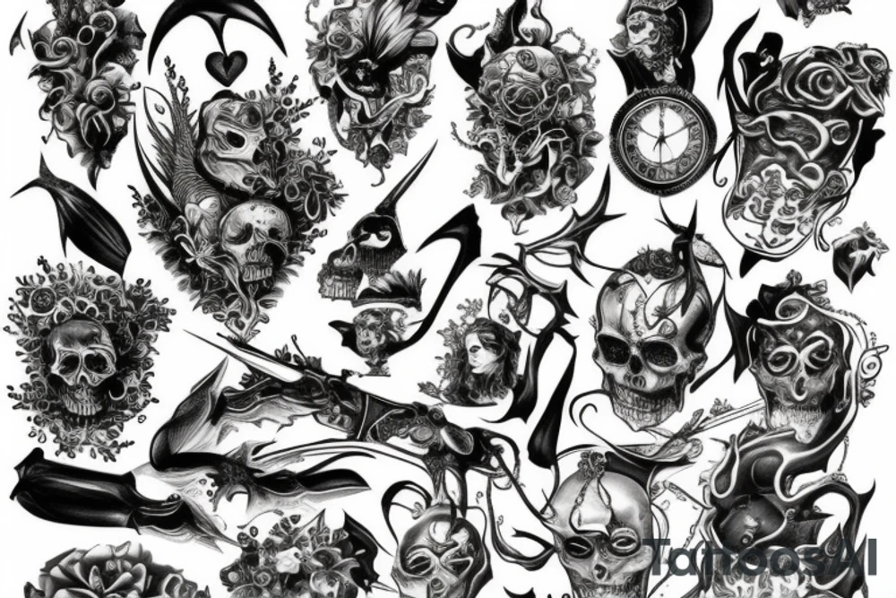 7 deadly sins tattoo idea