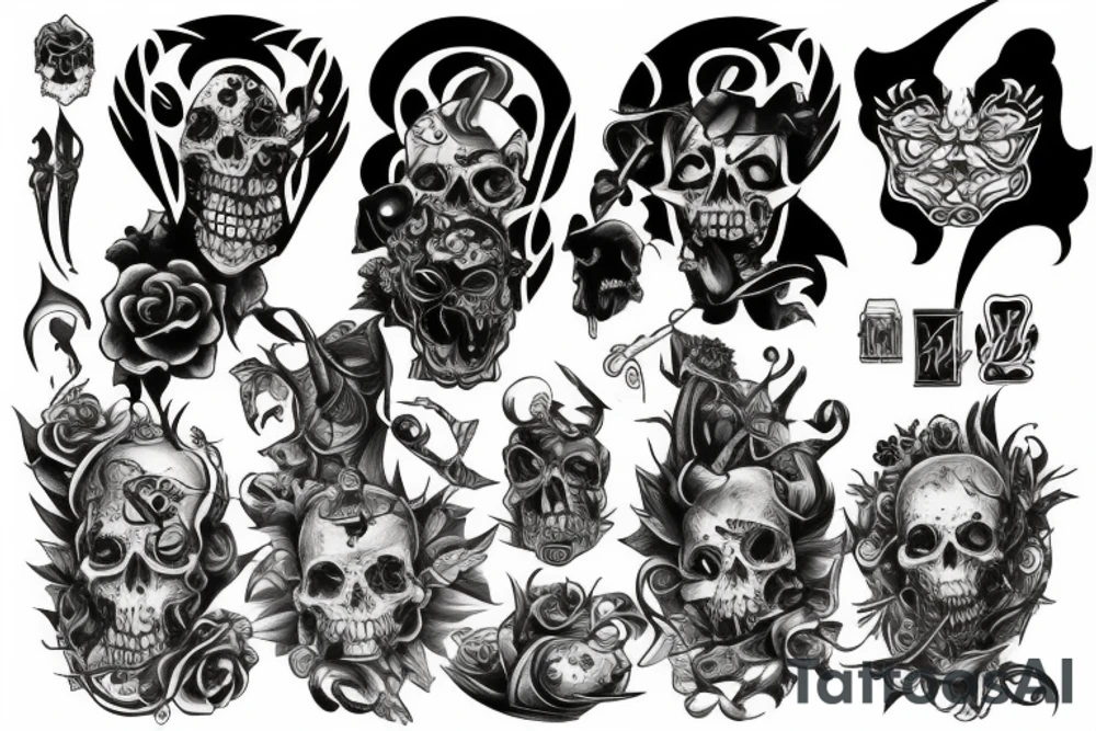 7 deadly sins tattoo idea