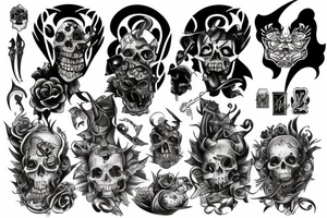 7 deadly sins tattoo idea