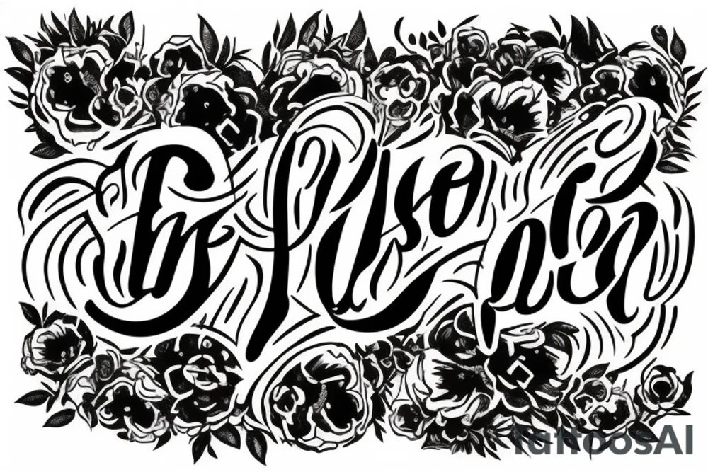 Be the Master of your Life tattoo idea