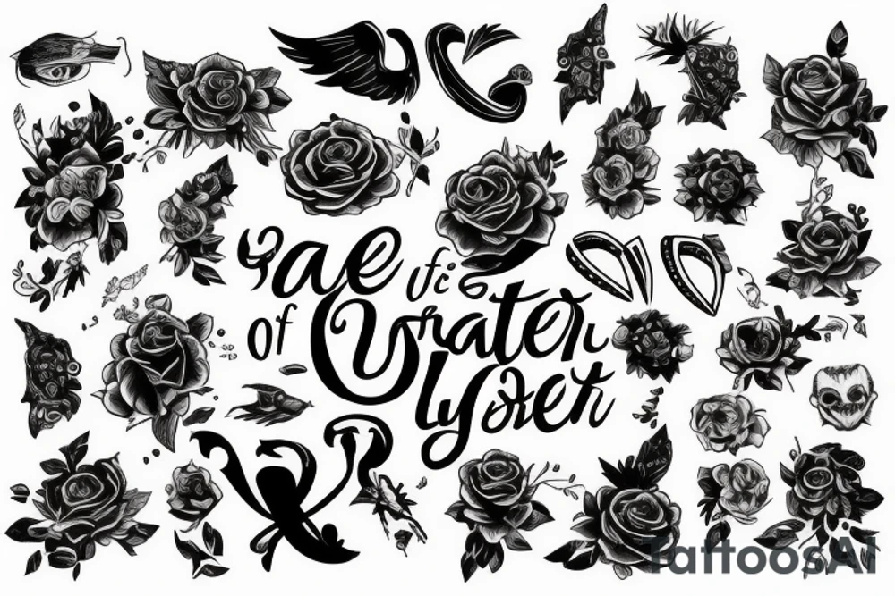 Be the Master of your Life tattoo idea
