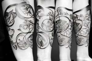 i have 3 brothers : 2 male and female 
they all are younger than me, their names are : ismail, adam, zaineb tattoo idea