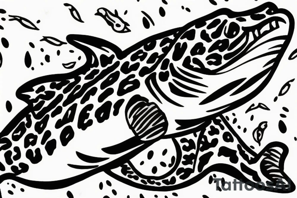 Leopard shark, mean tattoo idea