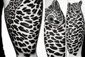Leopard shark, masculine tattoo idea