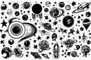 space tattoo idea