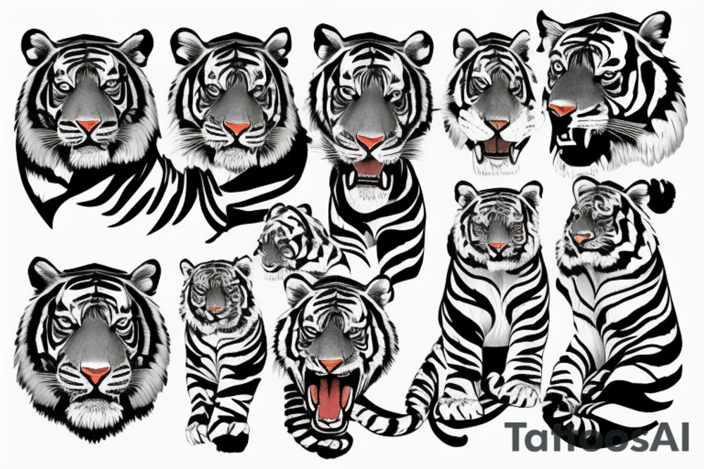 Tiger tattoo idea