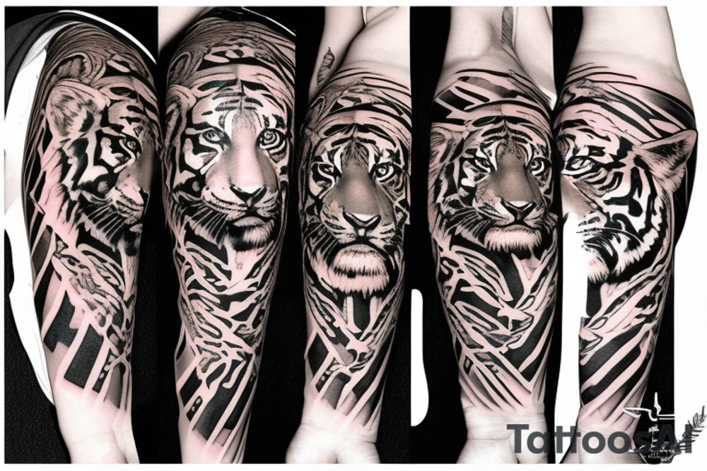 Tiger tattoo idea
