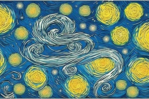 Starry Night of Van Gogh tattoo idea