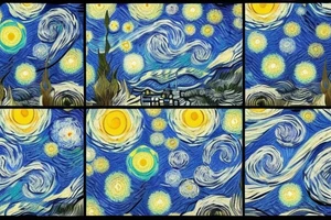 Starry Night of Van Gogh tattoo idea