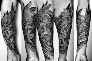 sempethernal on the forearm tattoo idea